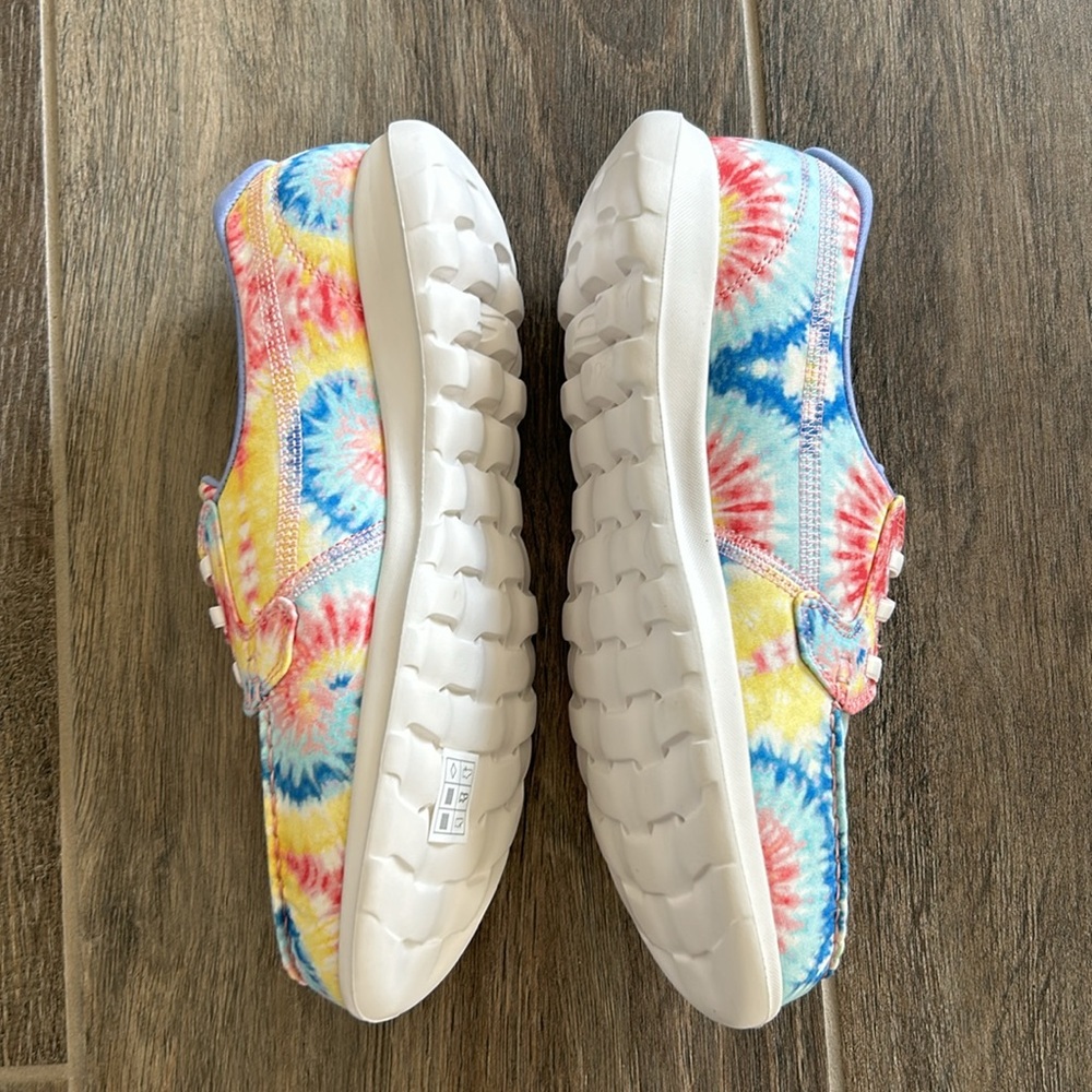 NEW Skechers Womens Go Walk Lite Tie Dye Boat Shoe - Picture 2 of 7